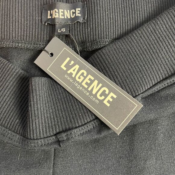 L’Agence the Moss lux Jogger Pants in black. NWT  Large - Picture 5 of 7